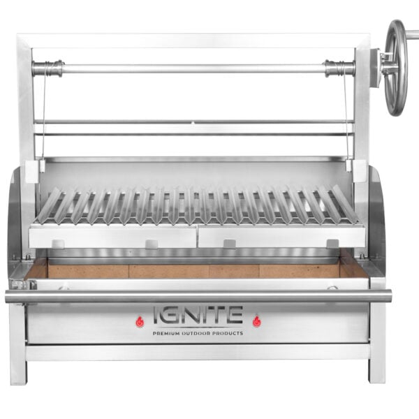 IGNITE 48" Parrilla Charcoal Grill – 304 Stainless Steel